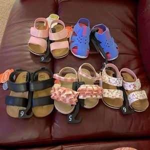 Baby girl toddler shoes size 5 & 6. $5 each or all 5 for $20. Brand New.